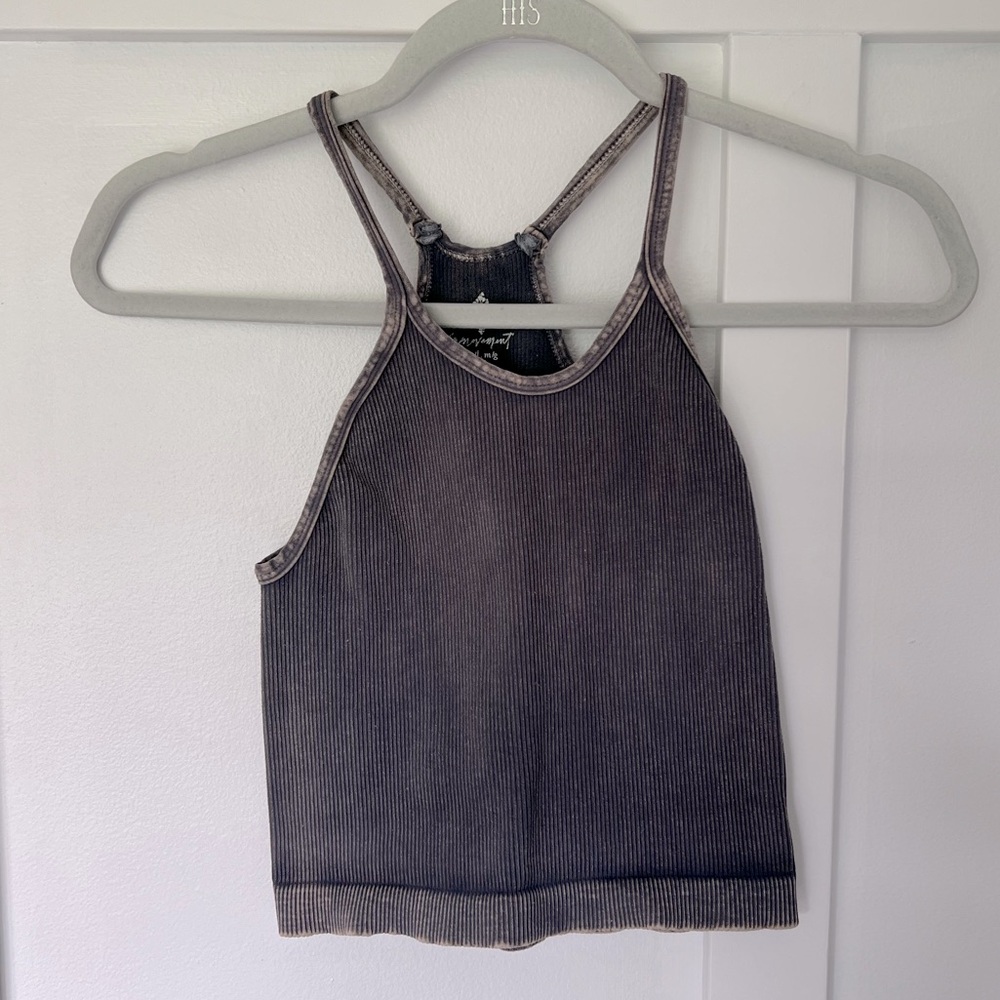 FREE PEOPLE HAPPINESS RUNS CROP TANK